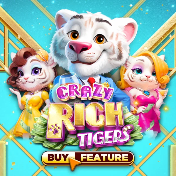 Microgaming : Crazy Rich Tigers - GECKO158