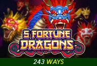 Spadegaming : 5 Fortune Dragons - GECKO158
