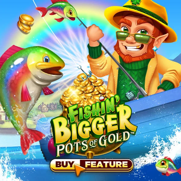 Microgaming : Fishin Bigger Pots of Gold - GECKO158